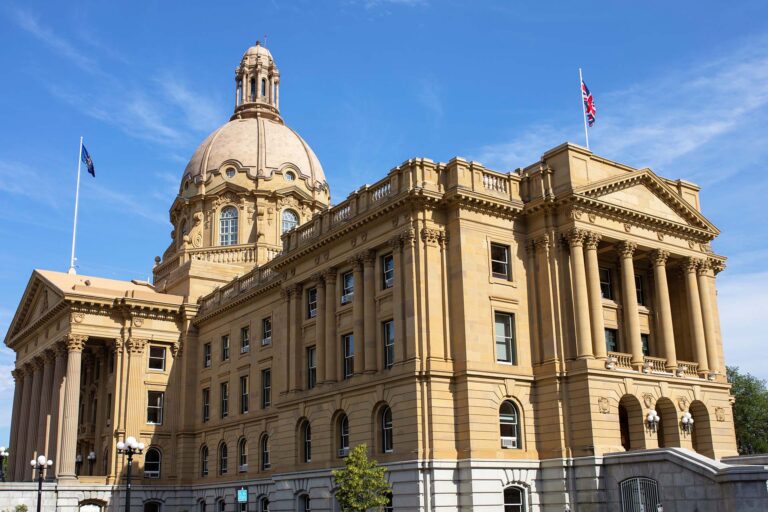 Alberta Legislature Building in Edmonton, Canada